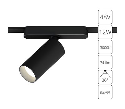 Магнитный трековый светильник Arte Lamp RAPID A1158PL-1BK