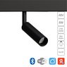 Магнитный трековый светильник Arte Lamp LINEA SMART A4690PL-1BK Магнитный трековый светильник Arte Lamp LINEA SMART A4690PL-1BK