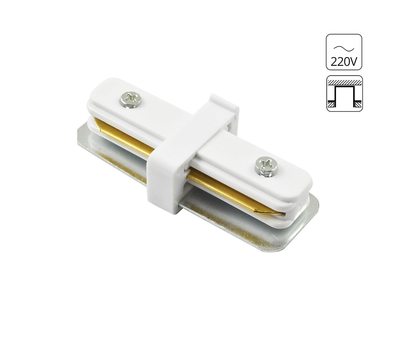 Коннектор прямой для шинопровода Arte Lamp TRACK ACCESSORIES A130233 Коннектор прямой для шинопровода Arte Lamp TRACK ACCESSORIES A130233