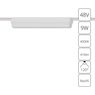 Магнитный трековый светильник Arte Lamp RAPID A6153PL-1WH