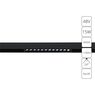 Магнитный трековый светильник Arte Lamp Linea A4634PL-1BK