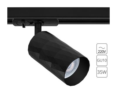 Трековый светильник Arte Lamp FANG A5560PL-1BK