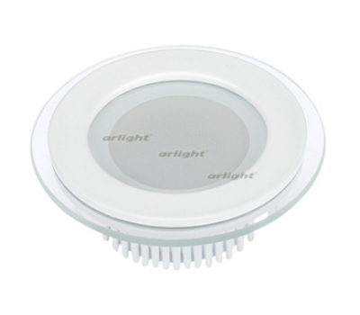 Светодиодная панель LT-R96WH 6W Day White 120deg (Arlight, IP40 Металл, 3 года) стеклянная рамка