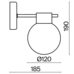 Настенный светильник (бра) Freya FR5233WL-01BS Настенный светильник (бра) Freya FR5233WL-01BS