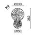 Настенный светильник (бра) Maytoni MOD082WL-01G Настенный светильник (бра) Maytoni MOD082WL-01G