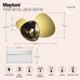 Настенный светильник (бра) Maytoni MOD314WL-L8G3K