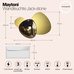 Настенный светильник (бра) Maytoni MOD314WL-L8G3K