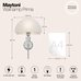 Настенный светильник (бра) Maytoni Z034WL-01CH Настенный светильник (бра) Maytoni Z034WL-01CH