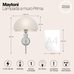 Настенный светильник (бра) Maytoni Z034WL-01CH Настенный светильник (бра) Maytoni Z034WL-01CH