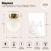 Настенный светильник (бра) Maytoni MOD321WL-01G1 Настенный светильник (бра) Maytoni MOD321WL-01G1