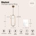 Подвесной светильник Maytoni MOD013PL-02BS1