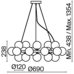 Подвесной светильник Maytoni MOD545PL-25BS Подвесной светильник Maytoni MOD545PL-25BS