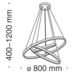 Подвесной светильник Maytoni MOD058PL-L100W4K Подвесной светильник Maytoni MOD058PL-L100W4K