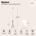 Подвесной светильник Maytoni P359-PL-140-W Подвесной светильник Maytoni P359-PL-140-W