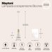 Подвесной светильник Maytoni P359-PL-140-W Подвесной светильник Maytoni P359-PL-140-W