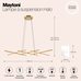Подвесной светильник Maytoni MOD244PL-L50BSK