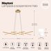Подвесной светильник Maytoni MOD244PL-L50BSK
