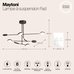 Подвесной светильник Maytoni MOD070PL-L48B3K
