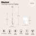 Подвесной светильник Maytoni MOD545PL-06BS