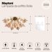 Потолочный светильник Maytoni MOD133CL-04BS Потолочный светильник Maytoni MOD133CL-04BS