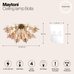Потолочный светильник Maytoni MOD133CL-04BS Потолочный светильник Maytoni MOD133CL-04BS