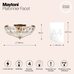 Потолочный светильник Maytoni MOD094CL-04G Потолочный светильник Maytoni MOD094CL-04G