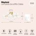 Потолочный светильник Maytoni MOD545CL-20BS