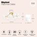 Потолочный светильник Maytoni MOD545CL-20BS