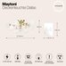 Потолочный светильник Maytoni MOD545CL-12BS Потолочный светильник Maytoni MOD545CL-12BS