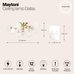 Потолочный светильник Maytoni MOD545CL-12BS Потолочный светильник Maytoni MOD545CL-12BS