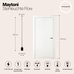 Напольный светильник (торшер) Maytoni MOD147FL-L20BK1 Напольный светильник (торшер) Maytoni MOD147FL-L20BK1
