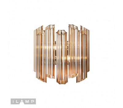 Настенный светильник iLamp MB0267-2C CHROME+BROWN