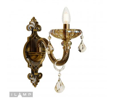 Настенный светильник iLamp Asia 81069-1 Бронзовый Настенный светильник iLamp Asia 81069-1 Бронзовый
