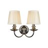 Настенный светильник iLamp Armonia W2510-2 Никель+беж