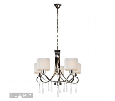 Подвесная люстра iLamp Bella RM1029/5 Хром Подвесная люстра iLamp Bella RM1029/5 Хром