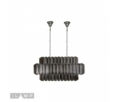 Подвесная люстра iLamp Destiny MD0267-14A CHROME+SMOKY GRAY