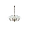Подвесная люстра iLamp Dolce Vita P2345-8 Никель+голубой