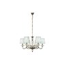 Подвесная люстра iLamp Dolce Vita P2345-6 Никель+голубой