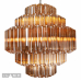 Подвесная люстра iLamp Destiny MD0267-7B CHROME+BROWN