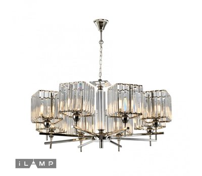 Подвесной светильник iLamp STATEN ISLAND P9514-8 NICKEL