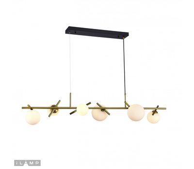 Светильник подвесной iLamp Golden 2134-6L BR+MBK Светильник подвесной iLamp Golden 2134-6L BR+MBK