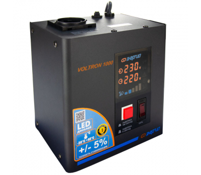Стабилизатор напряжения Энергия Voltron 1000ВА/800Вт