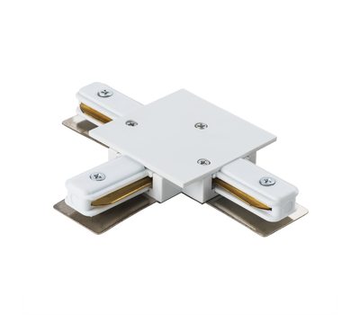 Соединитель T-образный однофазный для встраиваемых треков Barra Lightstar 501136