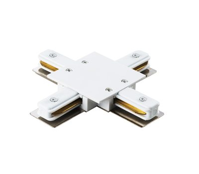 Соединитель X-образный однофазный для встраиваемых треков Barra Lightstar 501146 Соединитель X-образный однофазный для встраиваемых треков Barra Lightstar 501146