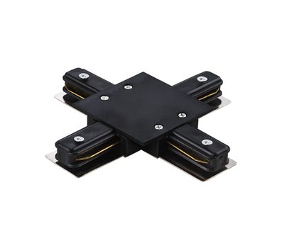 Соединитель X-образный однофазный для встраиваемых треков Barra Lightstar 501147 Соединитель X-образный однофазный для встраиваемых треков Barra Lightstar 501147